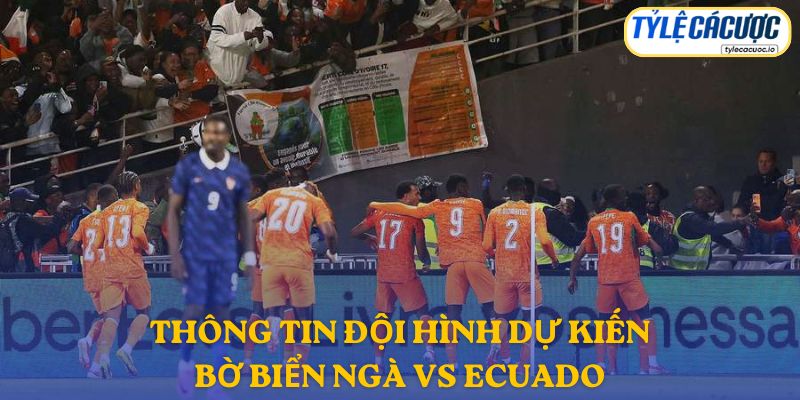 Thông tin đội hình dự kiến Bờ Biển Ngà vs Ecuador