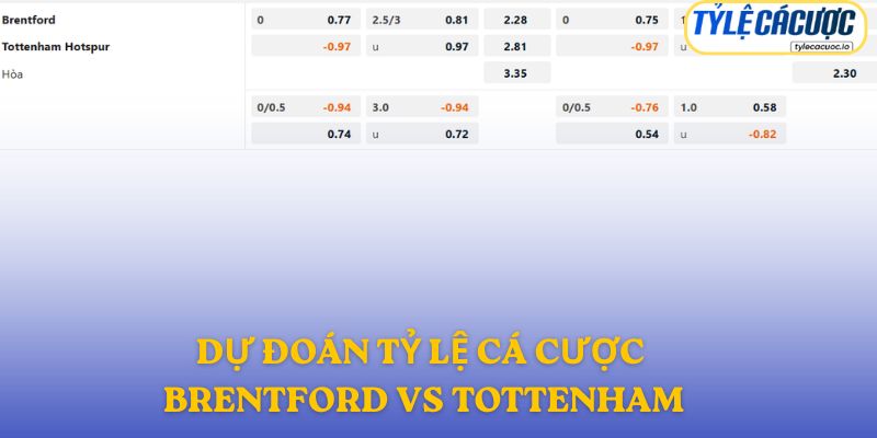 Soi kèo nhà cái Brentford vs Tottenham – dự đoán từ chuyên gia