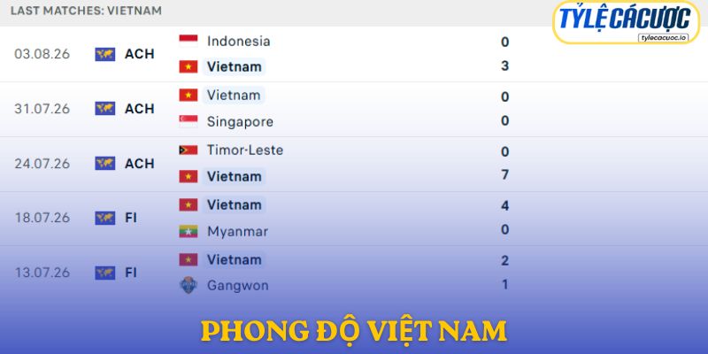 Phong độ Việt Nam